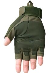 Single Sword BlackHawk Solag Taktik Eldiven Kesik Parmak 2XL - HAKİ