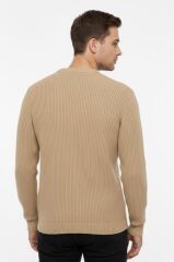 Single Sword TSK Örgü Asker Kazağı BEJ - M