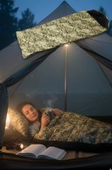 Single Sword Su Geçirmez Kamp&Çadır&Askeri Yazlık&Kışlık Çift Fermuarlı Uyku Tulumu +Taşıma Çantalı, 220x80 cm PİKSEL