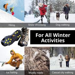 Bot Kar Paleti Ayakkabı Kar Paleti-Kar Patik Geçmeli Bot Kayma Önleyici