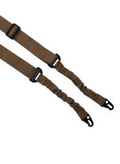 Single Sword Çift (İki) Nokta Yaylı Askı Kayışı KAHVE