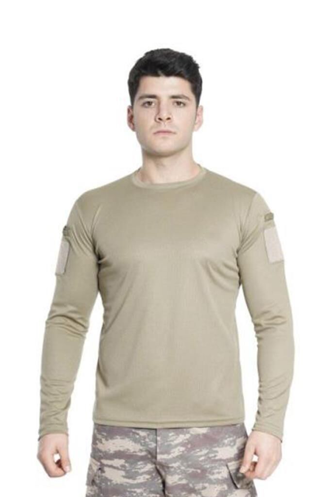 Single Sword Bisiklet Yaka Uzun Kollu  Basic&Taktik Erkek T-shirt