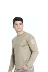 Single Sword Bisiklet Yaka Uzun Kollu  Basic&Taktik Erkek T-shirt