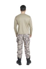 Single Sword Bisiklet Yaka Uzun Kollu  Basic&Taktik Erkek T-shirt