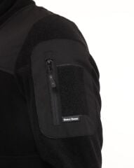 Single Sword Erkek&Kadın Tactical Garni Polar Mont-Hırka-Ceket SİYAH - XL